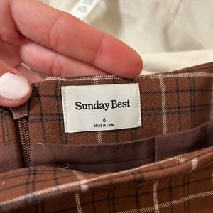 Aritzia - Sunday Best - Olive Mini Skirt
